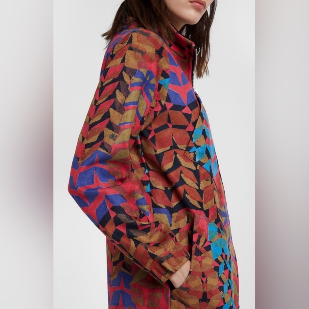 Desigual Retro Patch OLAHRAGA Jacket Size L/XL - Picture 1 of 16